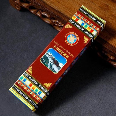 Handmade Tibetan Medicinal Incense Stick 70pcs - Natural Tibetan Sandalwood Aromatic Fragrance for Aromatherapy