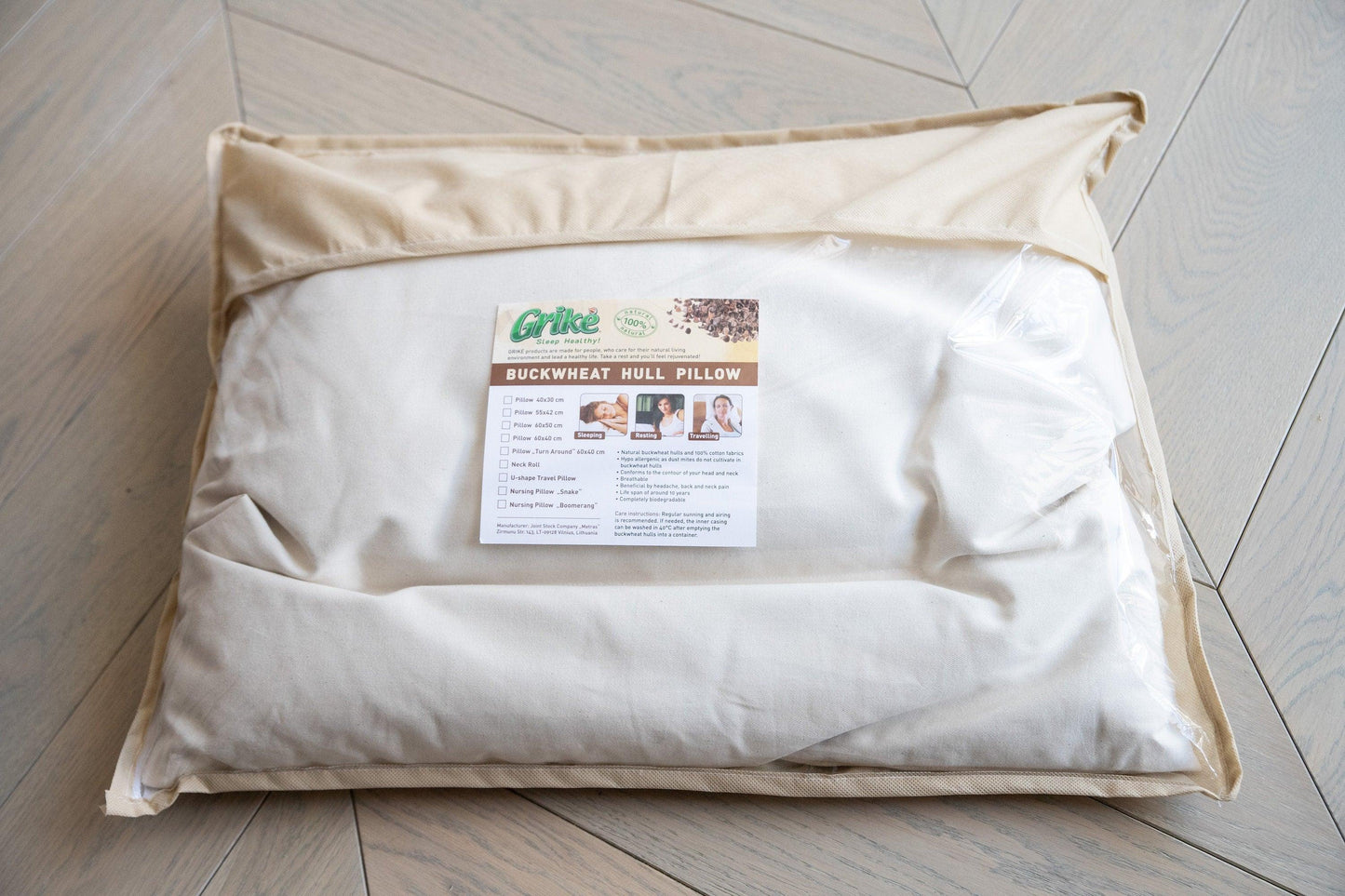 Natural Handmade Cotton Buckwheat Hulls/Husk Pillow - Earth Thanks - Natural Handmade Cotton Buckwheat Hulls/Husk Pillow - natural, vegan, eco-friendly, organic, sustainable, alternative to plastic, biodegradable, biodegradable plastic, bioplastic, bioplastics, cotton, hand-made, handcrafted, handicraft, handicrafts, handmade, health-safe, natural, non-toxic, pla, plant-based, plant-based plastic, plant-based plastics, plastic-free, safe, vegan, vegan plastic, wheat, wheat straw