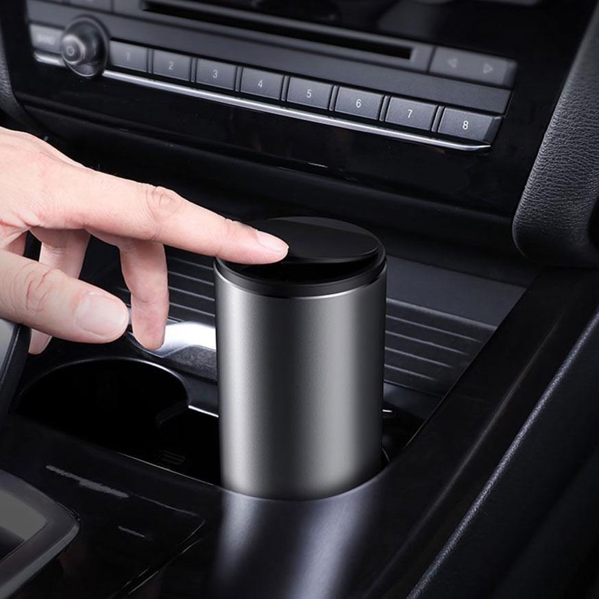 Car Trash Can - Earth Thanks - Car Trash Can - natural, vegan, eco-friendly, organic, sustainable, auto, automobile, black, business, car, control, device, drive, driver, equipment, gearshift, holding, inside, mechanical device, mechanism, technology, transport, transportation, vehicle