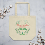 There is no place like home - Eco Tote Bag - Earth Thanks - There is no place like home - Eco Tote Bag - natural, vegan, eco-friendly, organic, sustainable, accessories, apparel, bag, city wear, compostable, cotton, cotton fiber, eco shoppers, fashion, handbag, non toxic, organic, organic cotton, outdoor, picnic, plastic free, portable, purse, recyclable, recycle, recycle friendly, reusable, shopper, shoulder bag, street wear, travel, travel bag, traveling bag, unisex, vegan friendly, wardrobe, woman, women