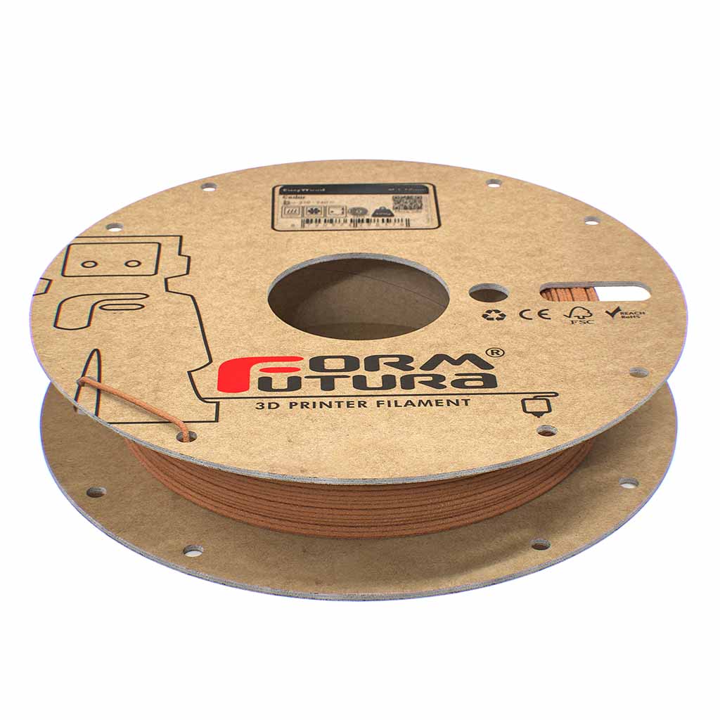 PLA-based 3D Printer Filament with 40% Wood Particles