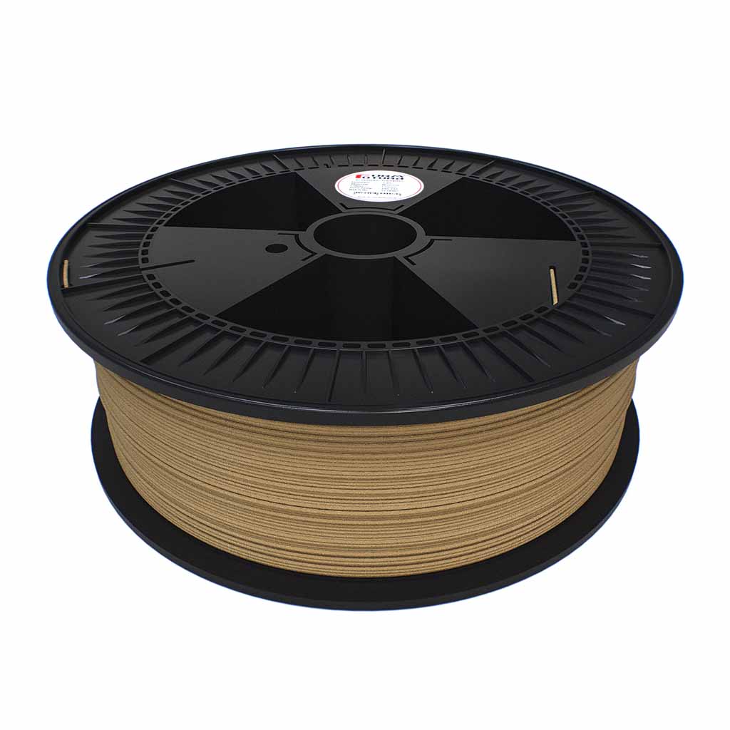 PLA-based 3D Printer Filament with 40% Wood Particles