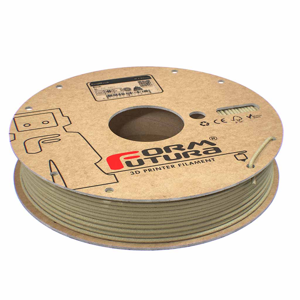 PLA-based 3D Printer Filament with 40% Wood Particles