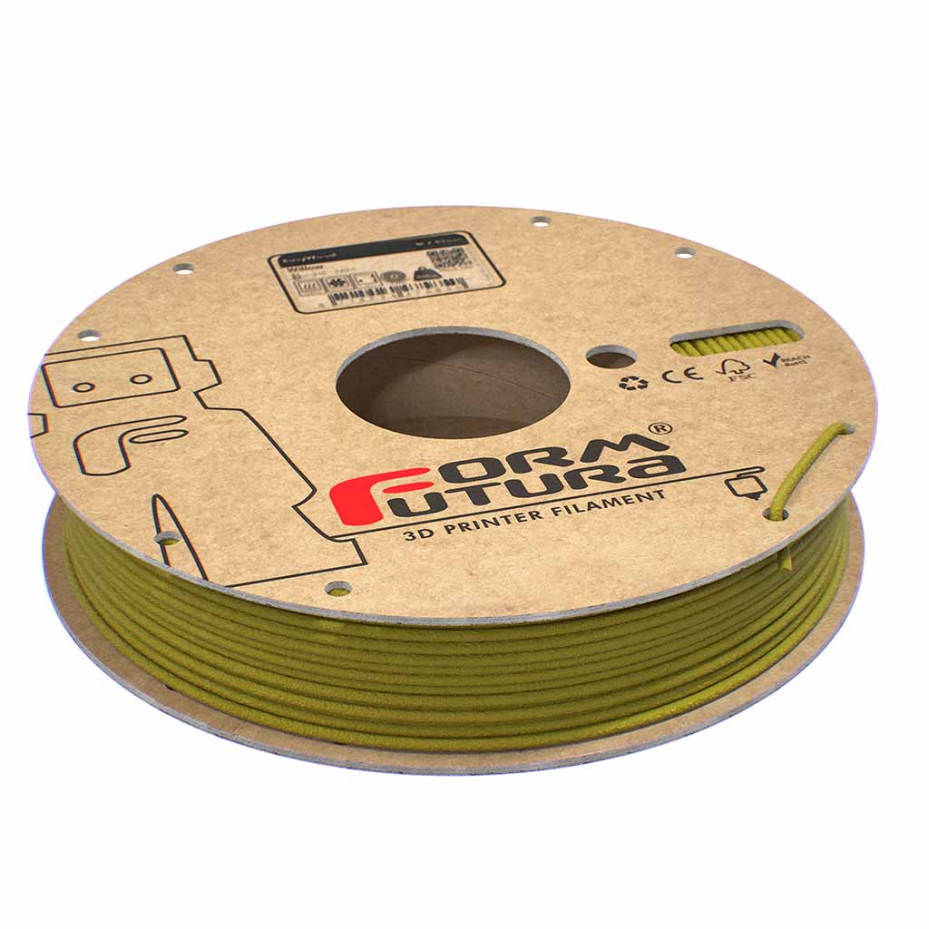 PLA-based 3D Printer Filament with 40% Wood Particles