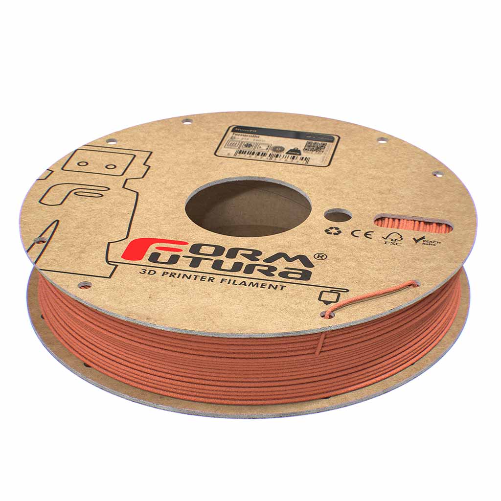 PLA-based 3D Printer Filament with 50% Powdered Stone Filling