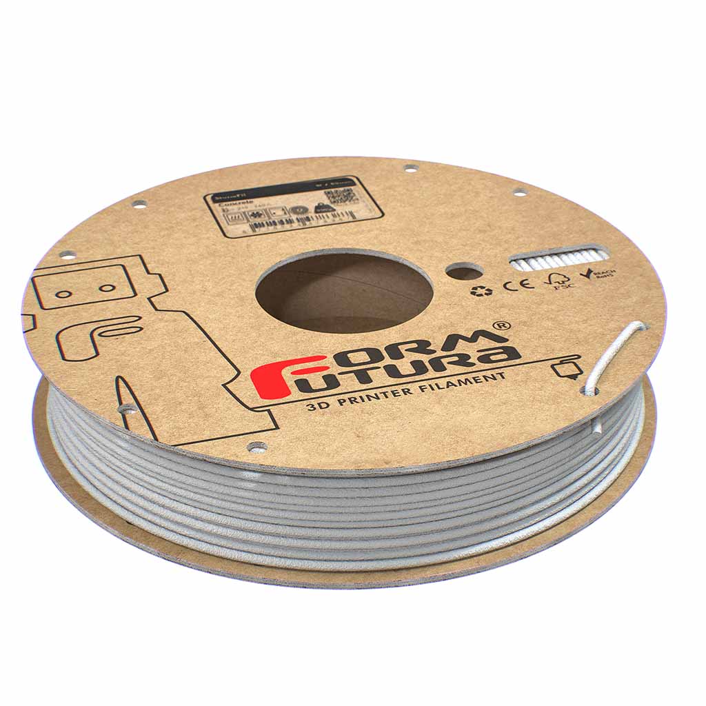 PLA-based 3D Printer Filament with 50% Powdered Stone Filling