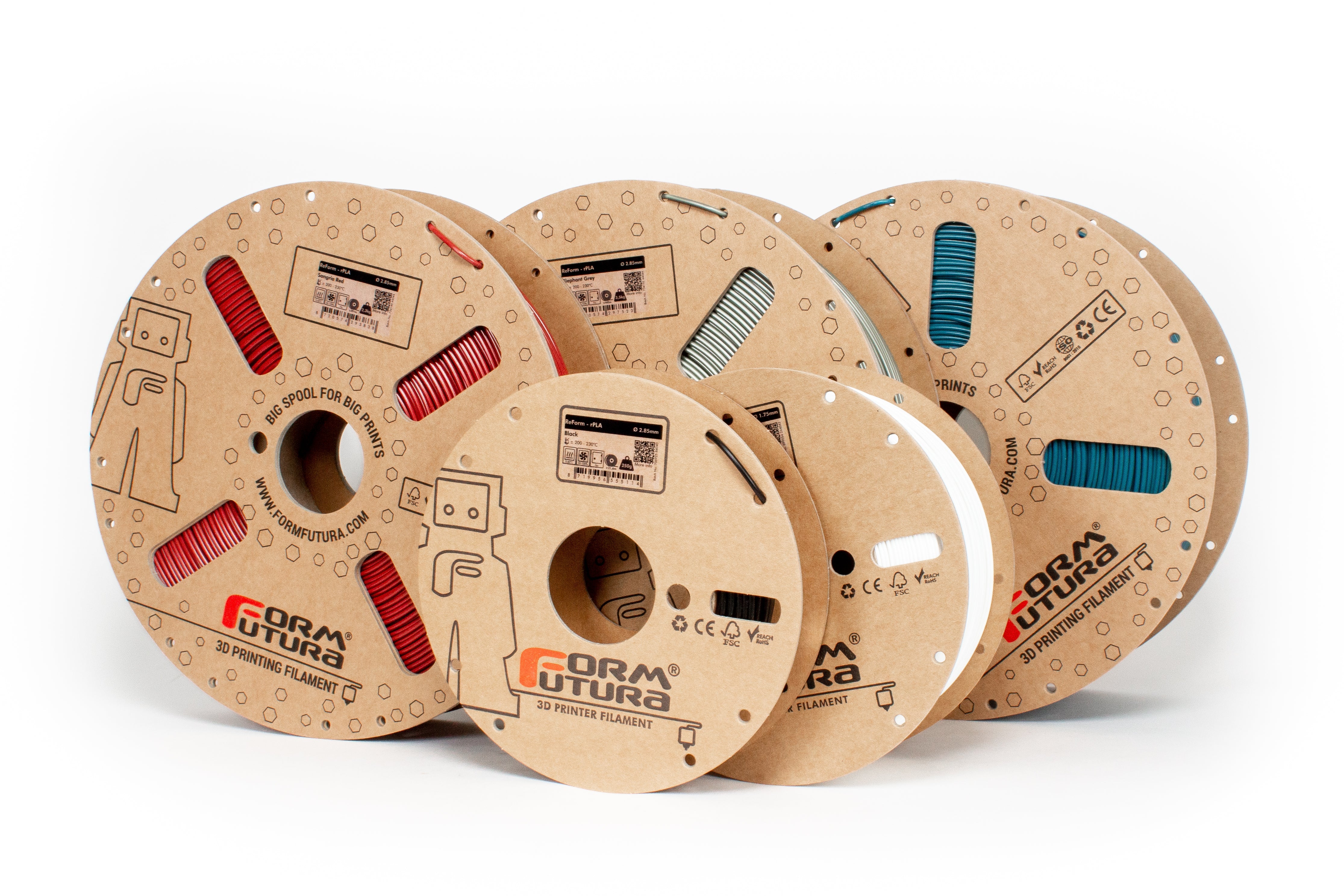 Sustainable 3D Printer PLA Filament Made from Recycled Materials - 2.85mm Spool