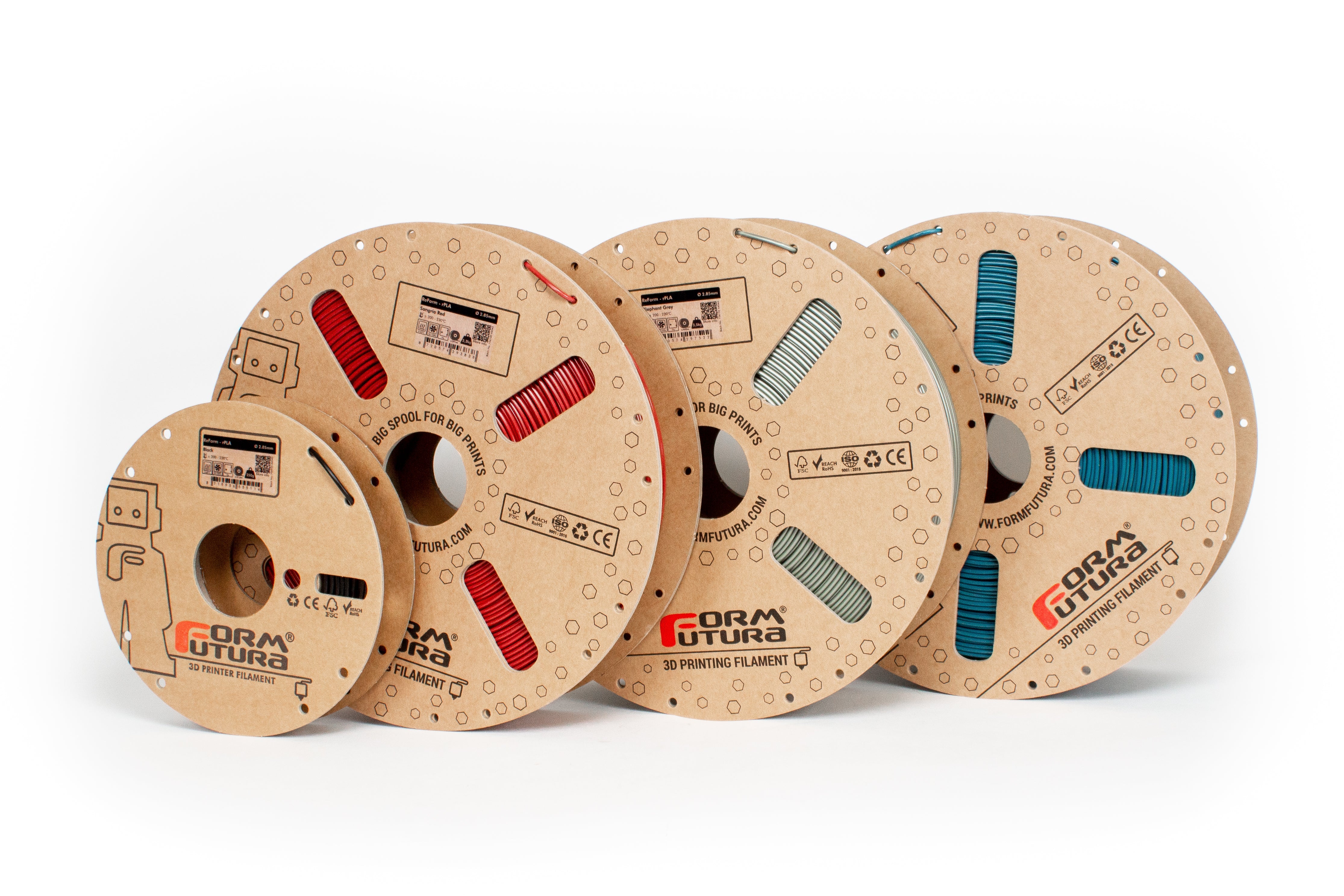 Sustainable 3D Printer PLA Filament Made from Recycled Materials - 2.85mm Spool