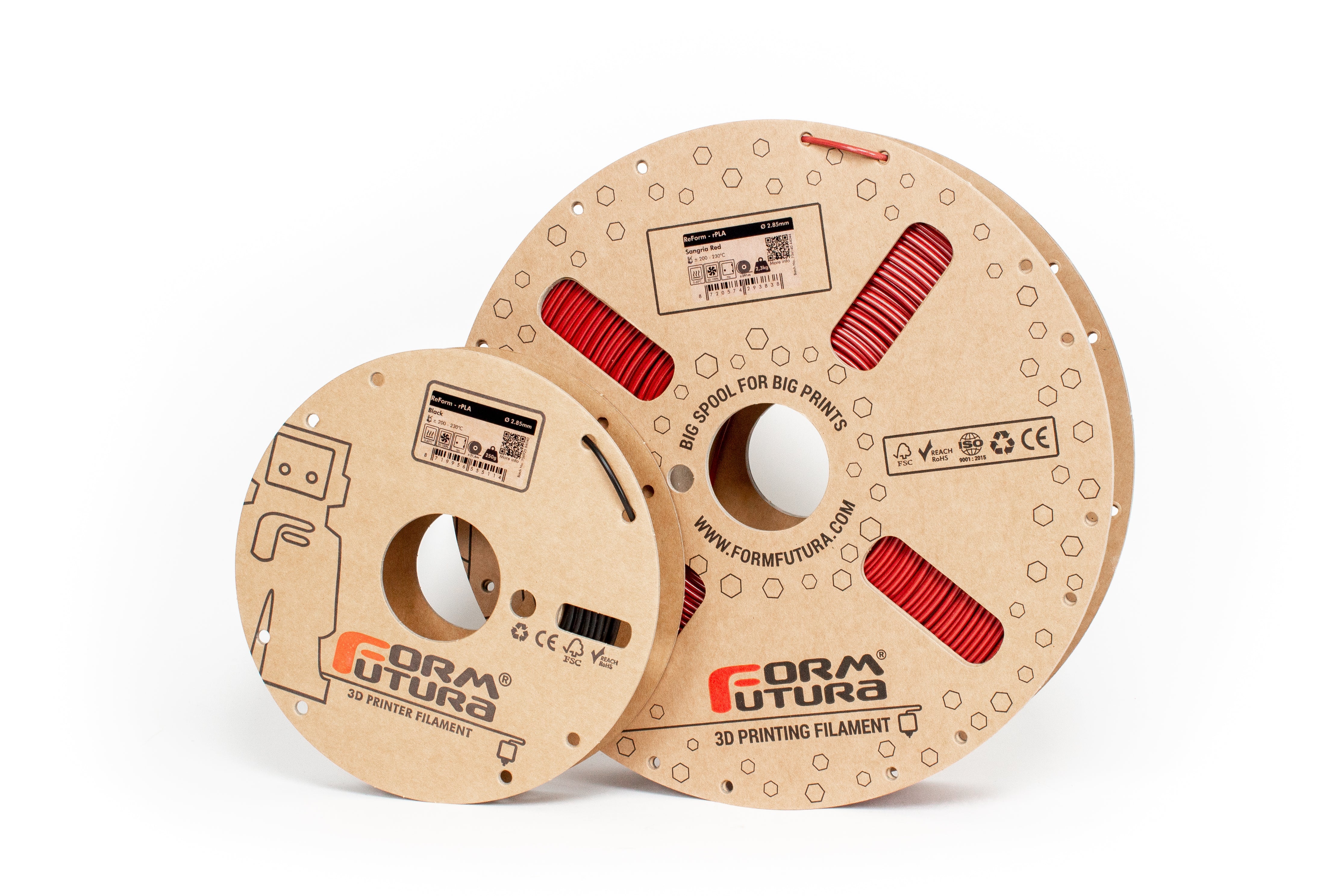 Sustainable 3D Printer PLA Filament Made from Recycled Materials - 2.85mm Spool