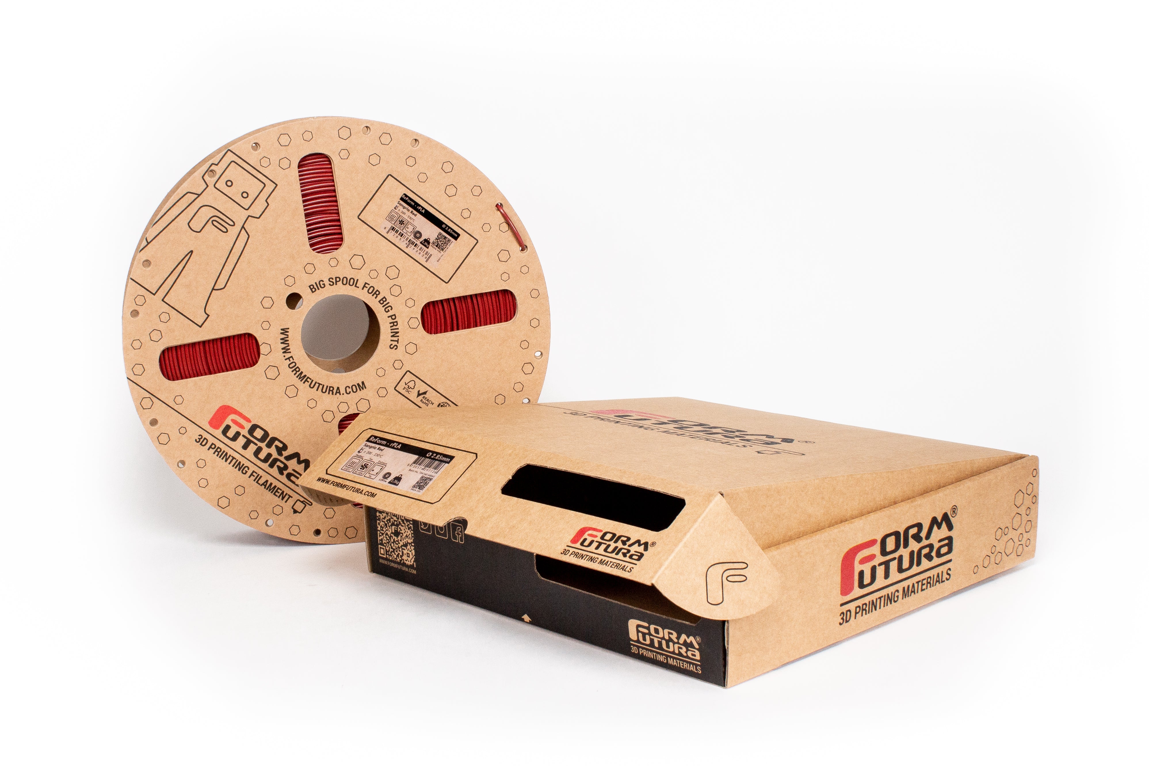 Sustainable 3D Printer PLA Filament Made from Recycled Materials - 2.85mm Spool