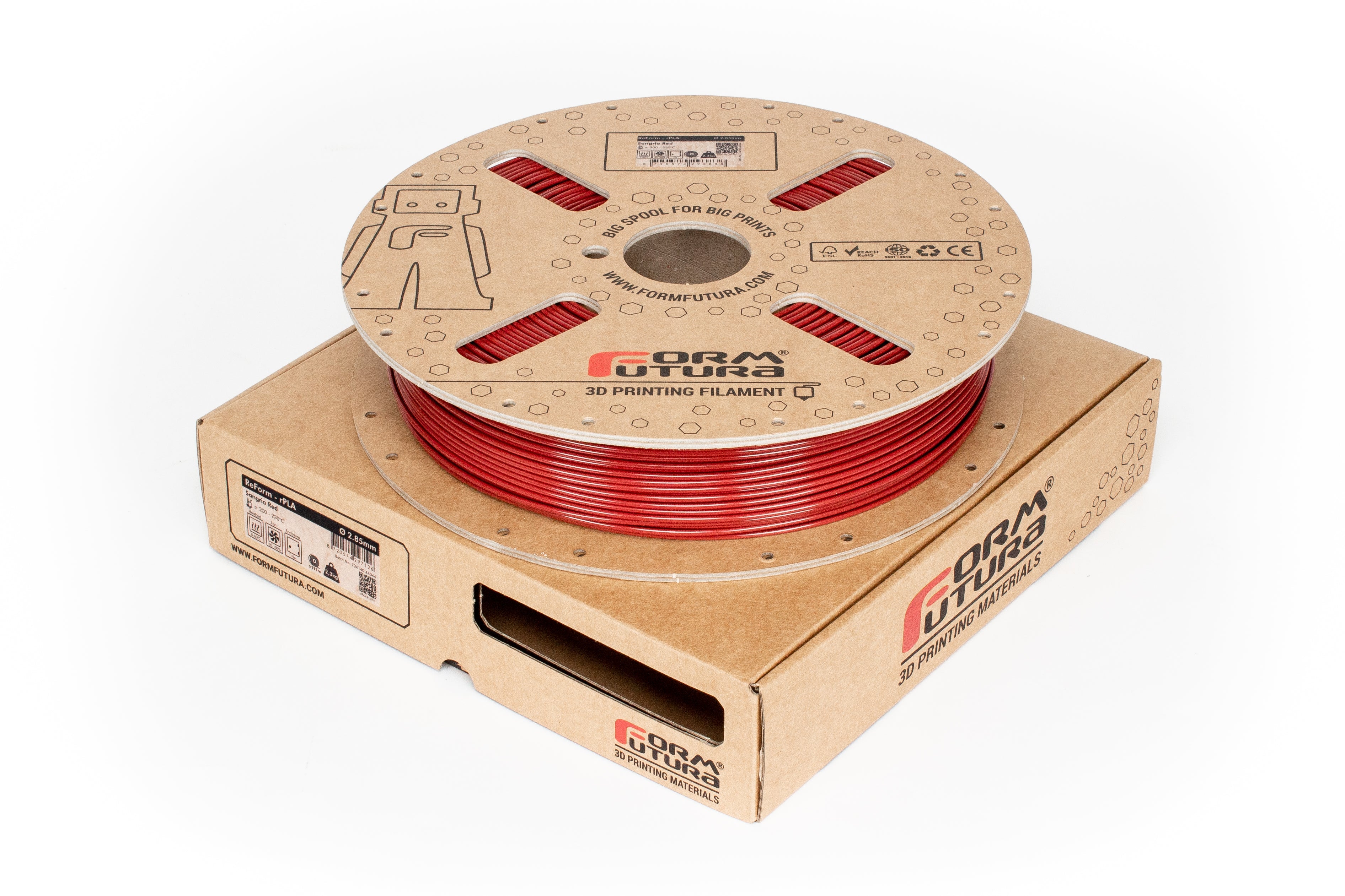 Sustainable 3D Printer PLA Filament Made from Recycled Materials - 2.85mm Spool