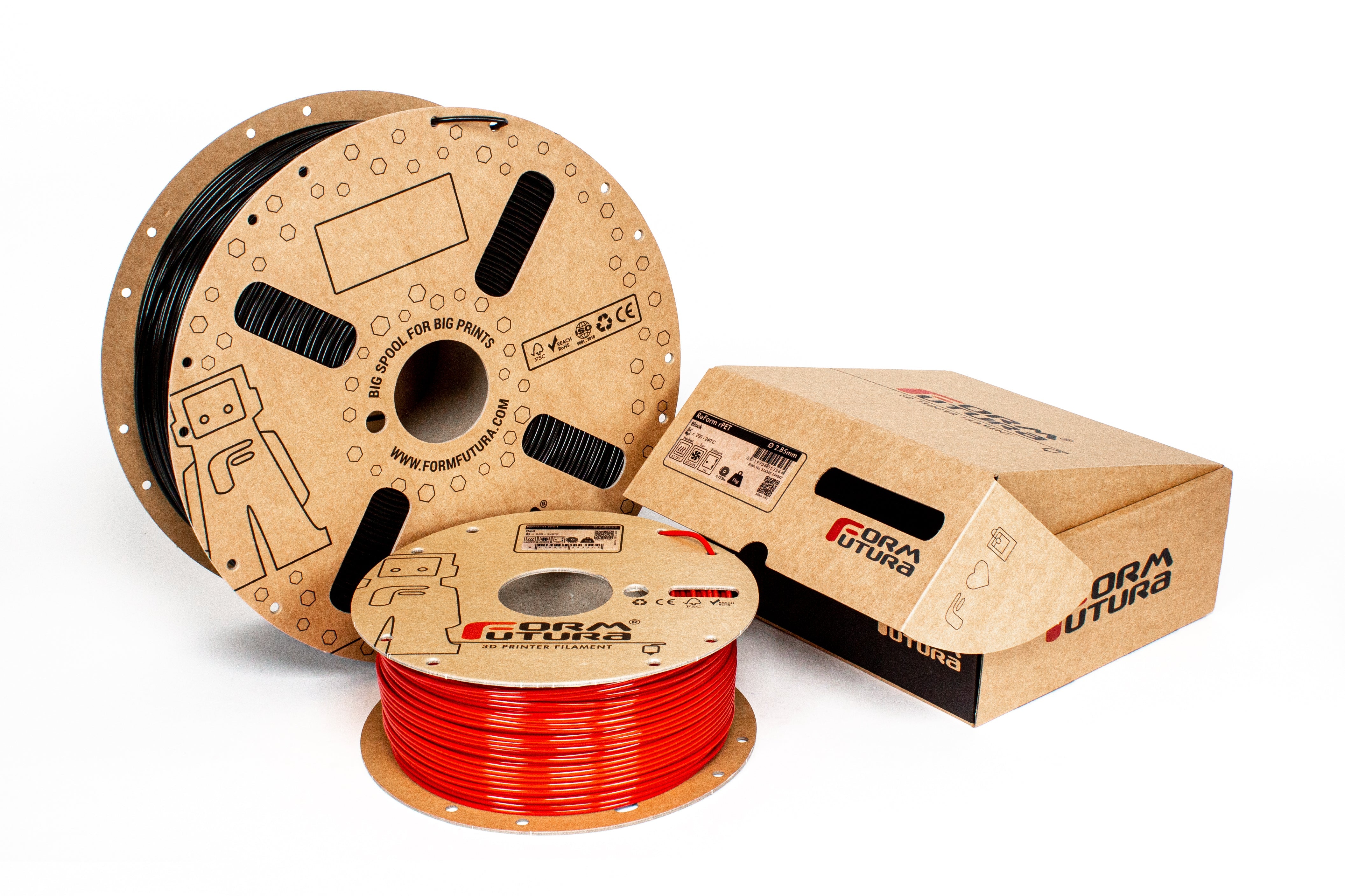 Sustainable 3D Printer PLA Filament Made from Recycled Materials - 2.85mm Spool