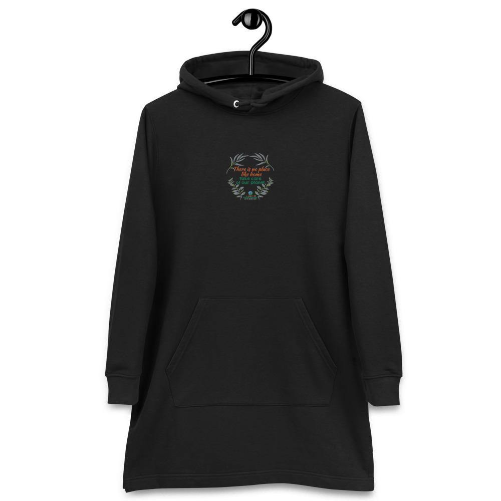 There is no place like home - Hoodie dress - Earth Thanks - There is no place like home - Hoodie dress - natural, vegan, eco-friendly, organic, sustainable, apparel, comfortable, cotton, eco fashion, eco textiles, eco-friendly, ecofashion, home, non toxic, organic, organic cotton, outdoor, outfit, recyclable, recycle, recycle friendly, reusable, soft, sports, sportswear, travel, vegan friendly, women