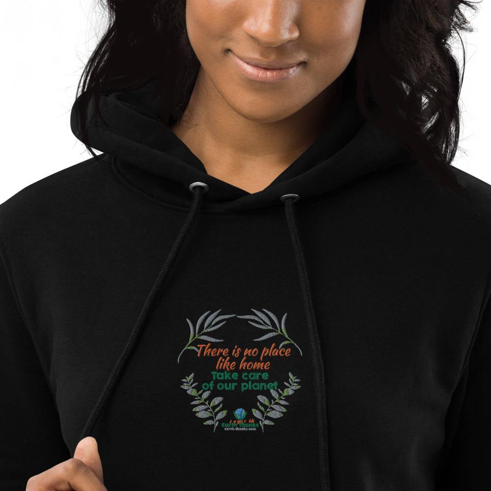 There is no place like home - Hoodie dress - Earth Thanks - There is no place like home - Hoodie dress - natural, vegan, eco-friendly, organic, sustainable, apparel, comfortable, cotton, eco fashion, eco textiles, eco-friendly, ecofashion, home, non toxic, organic, organic cotton, outdoor, outfit, recyclable, recycle, recycle friendly, reusable, soft, sports, sportswear, travel, vegan friendly, women