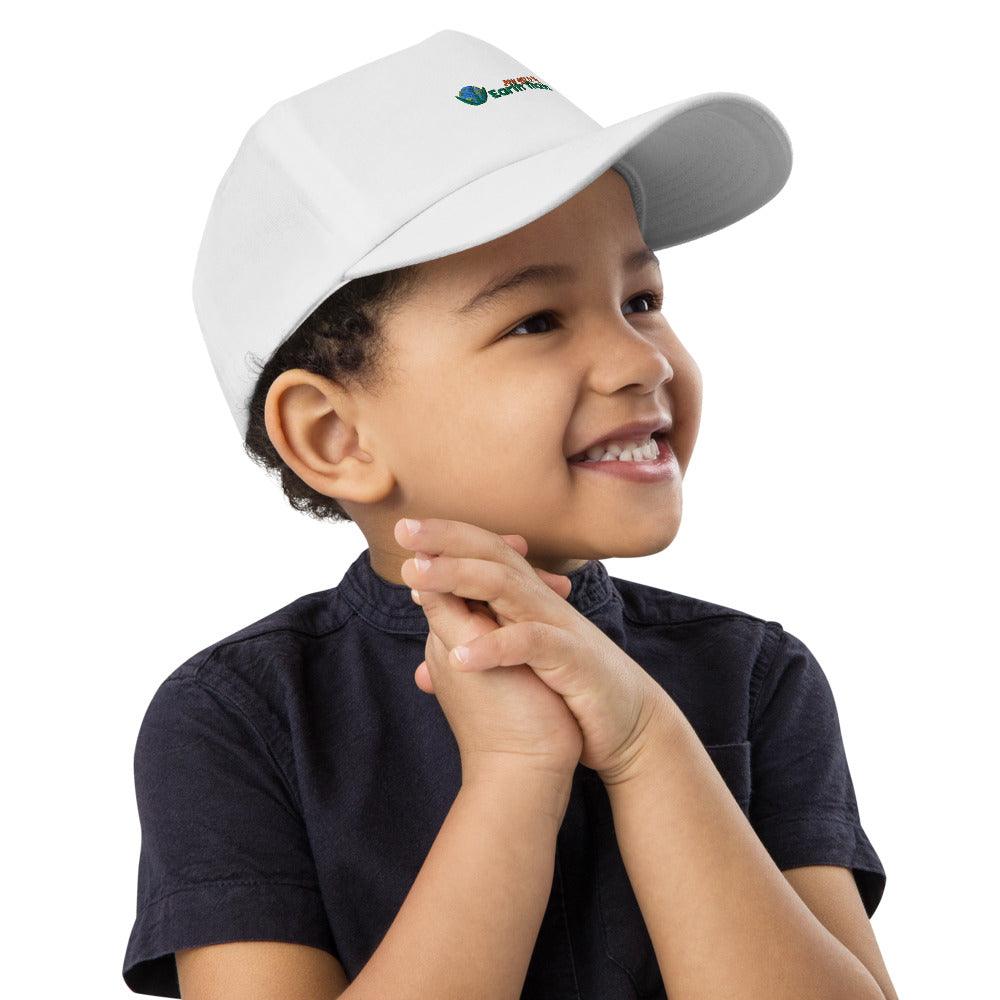 Kids cap Say Yes to Life Earth Thanks - Earth Thanks - Kids cap Say Yes to Life Earth Thanks - natural, vegan, eco-friendly, organic, sustainable, back to school, biodegradable, cap, cotton, hat, kids, kids fashion, natural, non-toxic, plastic-free, school, unisex, vegan