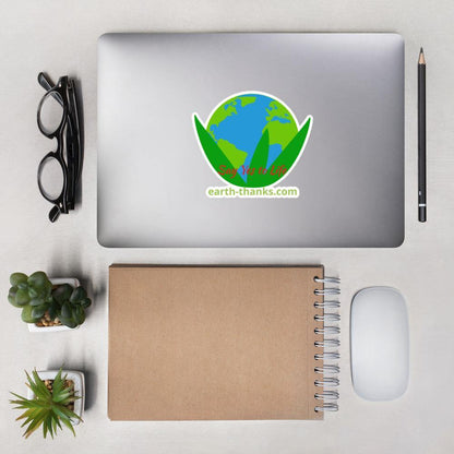 Earth Bubble-free Stickers - Say Yes To Life