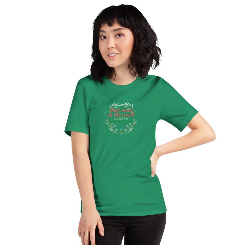 Best mom in the world! Short-Sleeve Woman T-Shirt - Earth Thanks - Best mom in the world! Short-Sleeve Woman T-Shirt - natural, vegan, eco-friendly, organic, sustainable, apparel, city wear, clothes, cotton, fashion, garment, mother, non toxic, organic, organic cotton, recyclable, recycle, recycle friendly, reusable, soft, unisex, vegan friendly, wardrobe, woman, women, women care