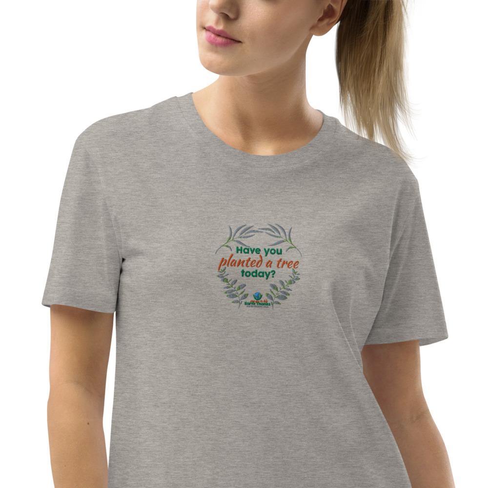 Have you planted a tree today? - Organic cotton t-shirt dress - Earth Thanks - Have you planted a tree today? - Organic cotton t-shirt dress - natural, vegan, eco-friendly, organic, sustainable, apparel, comfortable, compostable, cotton, eco textiles, ecofashion, embroidery, non toxic, organic, organic cotton, outdoor, recyclable, recycle, recycle friendly, soft, T-shirt, T-shirt dress, travel, unisex, vegan friendly, woman