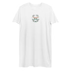 There is no place like home - Organic cotton t-shirt dress - Earth Thanks - There is no place like home - Organic cotton t-shirt dress - natural, vegan, eco-friendly, organic, sustainable, accessories, apparel, compostable, cotton, eco fashion, eco textiles, embroidery, home, non toxic, organic, organic cotton, outdoor, recyclable, recycle, recycle friendly, reusable, soft, sustainable fashion, T-shirt, T-shirt dress, travel, vegan friendly, woman