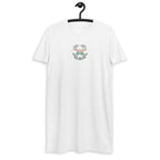 There is no place like home - Organic cotton t-shirt dress - Earth Thanks - There is no place like home - Organic cotton t-shirt dress - natural, vegan, eco-friendly, organic, sustainable, accessories, apparel, compostable, cotton, eco fashion, eco textiles, embroidery, home, non toxic, organic, organic cotton, outdoor, recyclable, recycle, recycle friendly, reusable, soft, sustainable fashion, T-shirt, T-shirt dress, travel, vegan friendly, woman