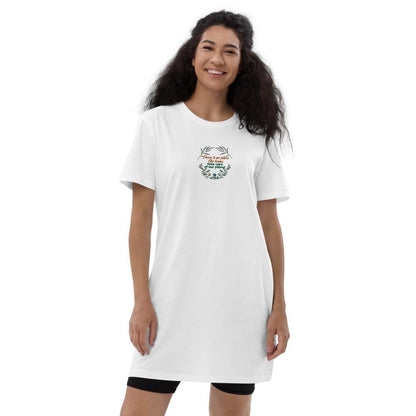 There is no place like home - Organic cotton t-shirt dress - Earth Thanks - There is no place like home - Organic cotton t-shirt dress - natural, vegan, eco-friendly, organic, sustainable, accessories, apparel, compostable, cotton, eco fashion, eco textiles, embroidery, home, non toxic, organic, organic cotton, outdoor, recyclable, recycle, recycle friendly, reusable, soft, sustainable fashion, T-shirt, T-shirt dress, travel, vegan friendly, woman