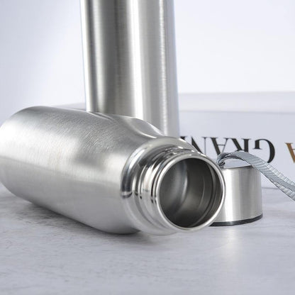 Stainless Steel Insulated Water Bottle - Earth Thanks - Stainless Steel Insulated Water Bottle - natural, vegan, eco-friendly, organic, sustainable, bottle, camping, coffee, container, cup, dinner, dinnerware, drink, drinking cup, food storage, fresh, home, home care, house, insulated, liquid, lunch, metal, milk, non toxic, nylon, office, outdoor, portable, recyclable, recycle, recycle friendly, reusable, save food, stainless steel, steel, sterile, tableware, tea, travel, vegan friendly, water