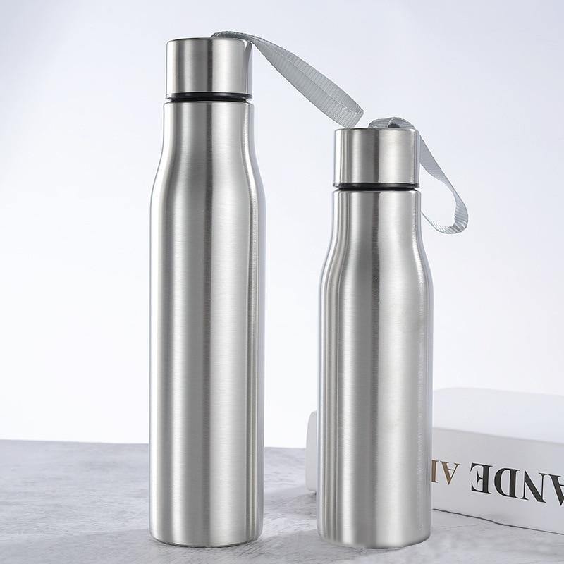 Stainless Steel Insulated Water Bottle - Earth Thanks - Stainless Steel Insulated Water Bottle - natural, vegan, eco-friendly, organic, sustainable, bottle, camping, coffee, container, cup, dinner, dinnerware, drink, drinking cup, food storage, fresh, home, home care, house, insulated, liquid, lunch, metal, milk, non toxic, nylon, office, outdoor, portable, recyclable, recycle, recycle friendly, reusable, save food, stainless steel, steel, sterile, tableware, tea, travel, vegan friendly, water