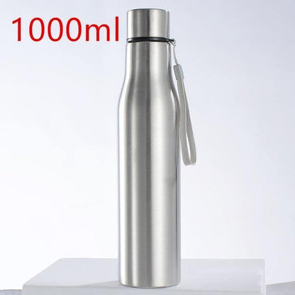 Stainless Steel Insulated Water Bottle - Earth Thanks - Stainless Steel Insulated Water Bottle - natural, vegan, eco-friendly, organic, sustainable, bottle, camping, coffee, container, cup, dinner, dinnerware, drink, drinking cup, food storage, fresh, home, home care, house, insulated, liquid, lunch, metal, milk, non toxic, nylon, office, outdoor, portable, recyclable, recycle, recycle friendly, reusable, save food, stainless steel, steel, sterile, tableware, tea, travel, vegan friendly, water