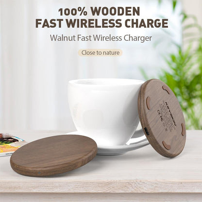 Bamboo USB Wireless Charger for Smartphones