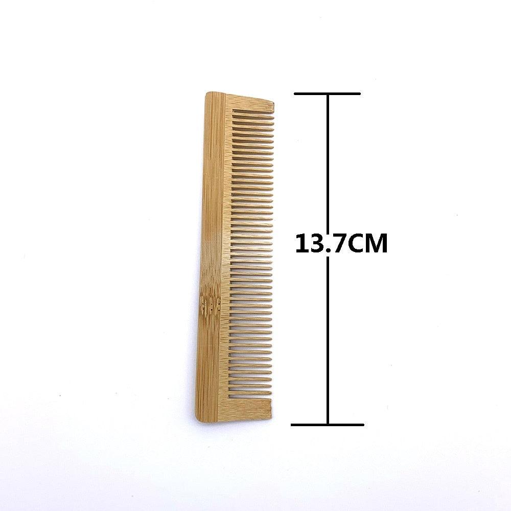 Natural Bamboo Hair Care Comb - Earth Thanks - Natural Bamboo Hair Care Comb - natural, vegan, eco-friendly, organic, sustainable, accessories, bamboo, bathroom, beauty, beauty care, biodegradable, comb, hair, hair care, health & beauty, natural, natural hair care, non-toxic, plastic-free, vegan