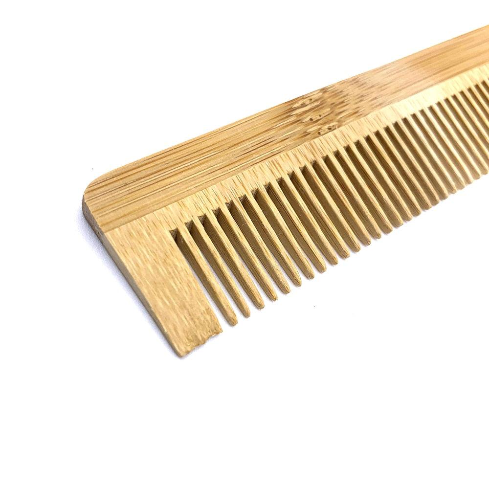 Natural Bamboo Hair Care Comb - Earth Thanks - Natural Bamboo Hair Care Comb - natural, vegan, eco-friendly, organic, sustainable, accessories, bamboo, bathroom, beauty, beauty care, biodegradable, comb, hair, hair care, health & beauty, natural, natural hair care, non-toxic, plastic-free, vegan