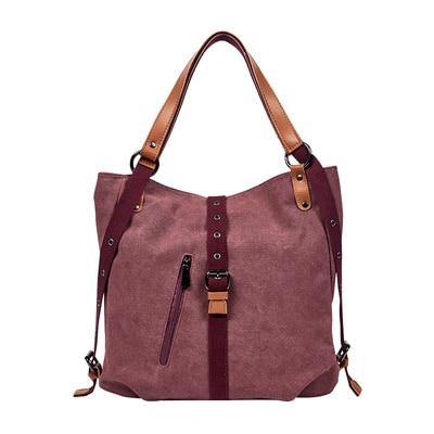 Hemp Canvas Women Handbag - Earth Thanks - Hemp Canvas Women Handbag - natural, vegan, eco-friendly, organic, sustainable, accessories, apparel, bag, big, canvas, design, fashion, female, handbag, hemp, large, portable, reusable, shoulder bag, soft, travel, travel bag, wheat straw, woman