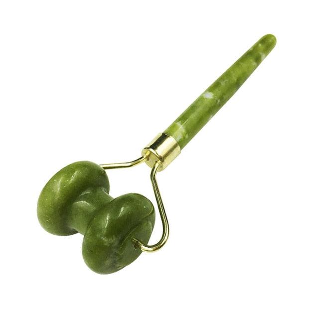 Natural Jade Roller for Relaxing and Anti-Cellulite Face Massage