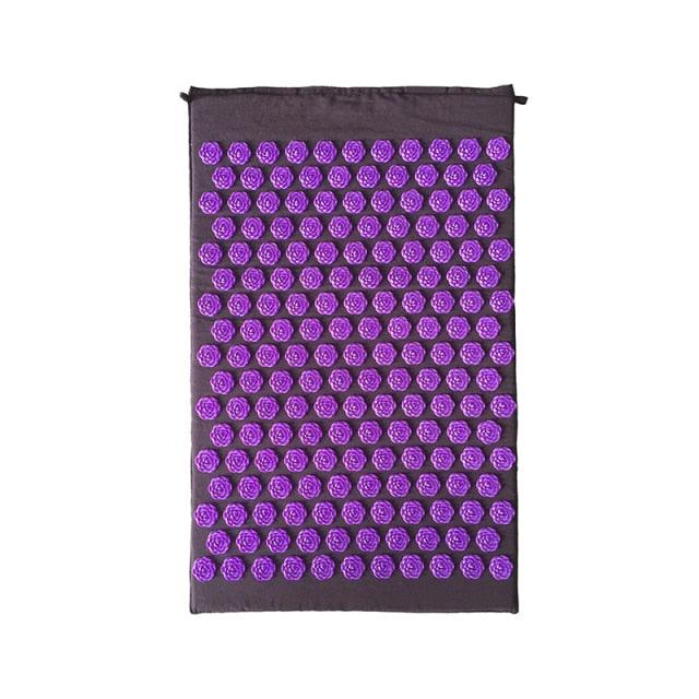 Massage Acupressure Yoga Mat with Pillow - Earth Thanks - Massage Acupressure Yoga Mat with Pillow - natural, vegan, eco-friendly, organic, sustainable, acupressure, biodegradable, eco-friendly, fatigue relief, health & beauty, massage, mat with pillow, natural, no stress, non toxic, pain relief, pilates, plastic-free, portable, recyclable, recycle friendly, relax, relaxation, relieve fatigue, relieve pain, safe, sustainable, vegan, vegan friendly, yoga, yoga mat