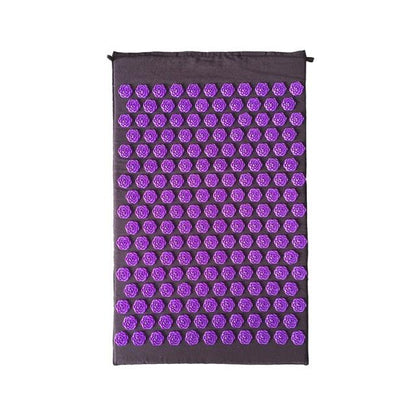 Massage Acupressure Yoga Mat with Pillow - Earth Thanks - Massage Acupressure Yoga Mat with Pillow - natural, vegan, eco-friendly, organic, sustainable, acupressure, biodegradable, eco-friendly, fatigue relief, health & beauty, massage, mat with pillow, natural, no stress, non toxic, pain relief, pilates, plastic-free, portable, recyclable, recycle friendly, relax, relaxation, relieve fatigue, relieve pain, safe, sustainable, vegan, vegan friendly, yoga, yoga mat