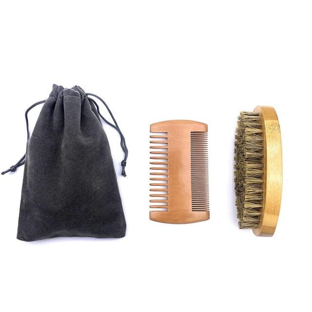 Natural Bamboo Beard Comb Set - Earth Thanks - Natural Bamboo Beard Comb Set - natural, vegan, eco-friendly, organic, sustainable, artisan, artisanal, bamboo, beard, beard care, biodegradable, custom, custom-made, customizable, customization, diy, do it yourself, eco-friendly, for men, handcrafted, handicraft, health & beauty, Ikea, make your own, men, men beauty, men style, natural, natural bamboo, non-toxic, plastic-free, self care, self-made, selfcare, vegan