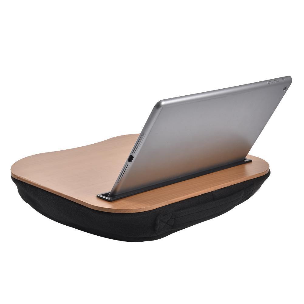 Portable Laptop and Tablet Holder - Earth Thanks - Portable Laptop and Tablet Holder - natural, vegan, eco-friendly, organic, sustainable, bamboo, comfortable, computer, computer holder, cushion, eco-friendly, holder, home, laptop, laptop holder, office, portable, tablet, tablet stand