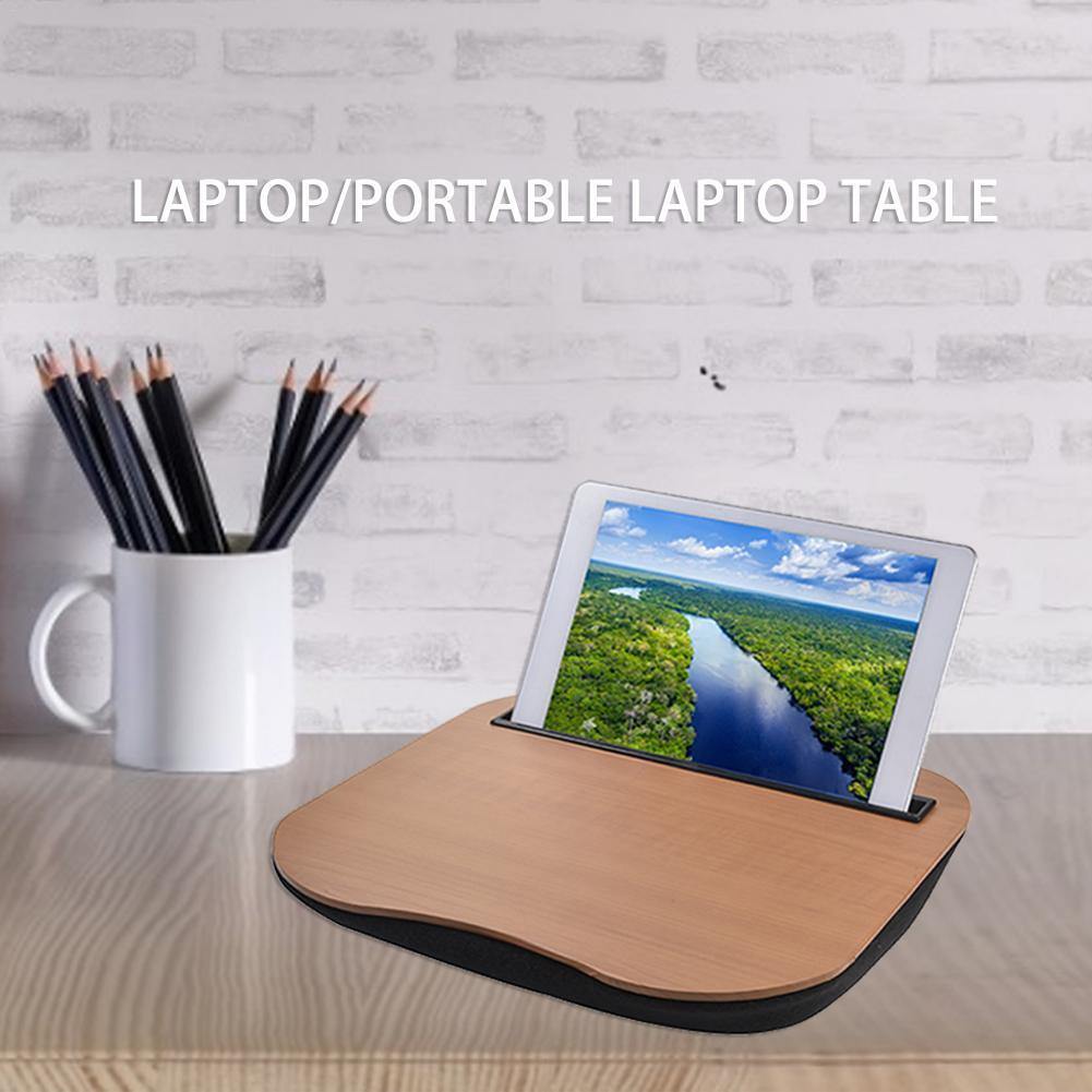 Portable Laptop and Tablet Holder - Earth Thanks - Portable Laptop and Tablet Holder - natural, vegan, eco-friendly, organic, sustainable, bamboo, comfortable, computer, computer holder, cushion, eco-friendly, holder, home, laptop, laptop holder, office, portable, tablet, tablet stand