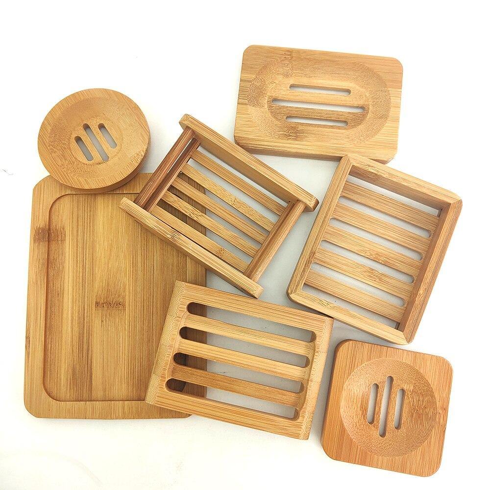 Natural Eco Friendly Bamboo Soap Dishes Tray Holder - Earth Thanks - Natural Eco Friendly Bamboo Soap Dishes Tray Holder - natural, vegan, eco-friendly, organic, sustainable, antimicrobial, bamboo, bath, bathroom, body care, home, house, hygiene, non toxic, portable, recyclable, recycle, recycle friendly, reusable, soap dish holder, sterile, vegan friendly