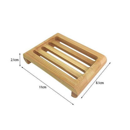 Natural Eco Friendly Bamboo Soap Dishes Tray Holder - Earth Thanks - Natural Eco Friendly Bamboo Soap Dishes Tray Holder - natural, vegan, eco-friendly, organic, sustainable, antimicrobial, bamboo, bath, bathroom, body care, home, house, hygiene, non toxic, portable, recyclable, recycle, recycle friendly, reusable, soap dish holder, sterile, vegan friendly