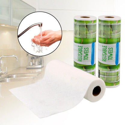 Reusable Bamboo Antibacterial Paper Towels - Kitchen Cleaning