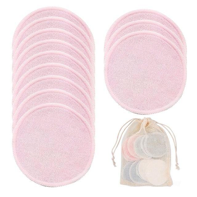 Reusable Natural Cotton Make-Up Pads - Set of 12