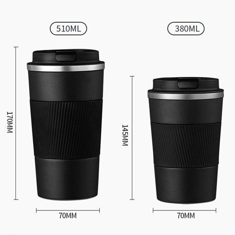 Stainless Steel Coffee Thermos Travel Mug 380ml/510ml