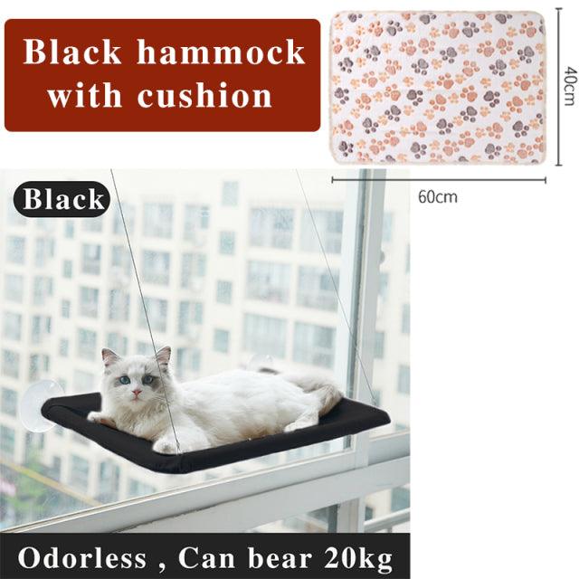 Cat Hammock Cute Hanging Beds - Earth Thanks - Cat Hammock Cute Hanging Beds - natural, vegan, eco-friendly, organic, sustainable, bedding, cat, cat bed, cat fun, cat hammock, cat hanging bed, cat life, cat window bed, cats, cats comfort, dog, fun cat bed, love my cat, mesh, pet, pet accessories, pet bedding, pet carrier, pet comfort, pet friendly, pet life, pets, sunny seat, wall hanging cat bed