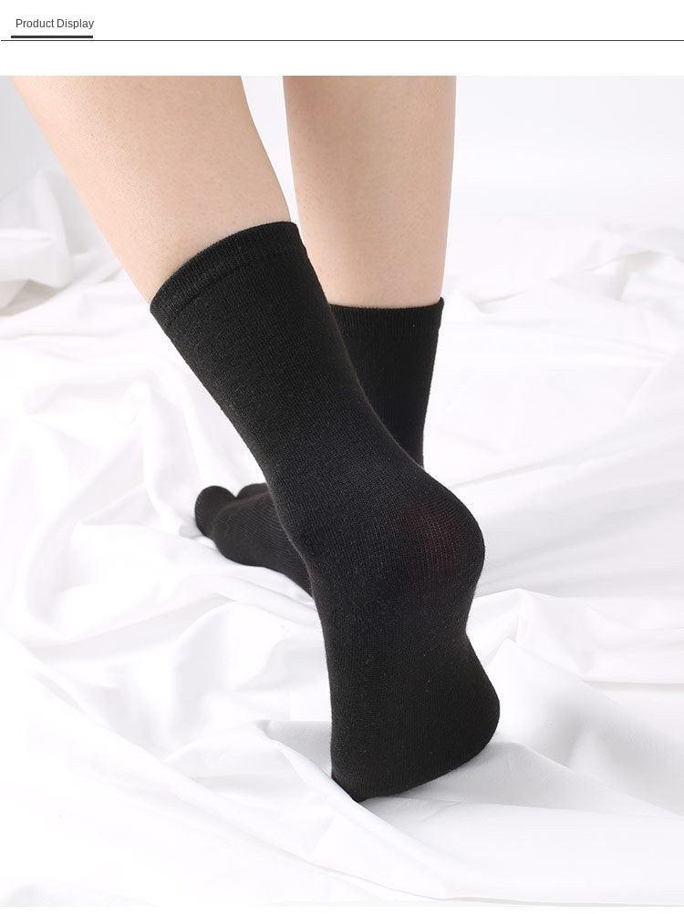 Eco-Friendly Cotton and Bamboo Japanese Tabi Toe Socks - 3 Pack