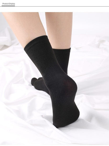 Eco-Friendly Cotton and Bamboo Japanese Tabi Toe Socks - 3 Pack