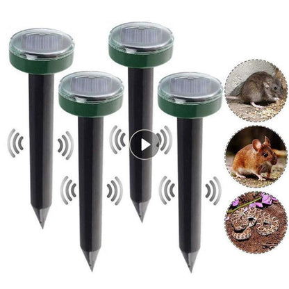 Waterproof Solar Ultrasonic Mole Rat Pest Mice Repeller - Earth Thanks - Waterproof Solar Ultrasonic Mole Rat Pest Mice Repeller - natural, vegan, eco-friendly, organic, sustainable, eco-friendly, garden, mice repeller, pest repeller, rat repeller, solar, ultrasonic