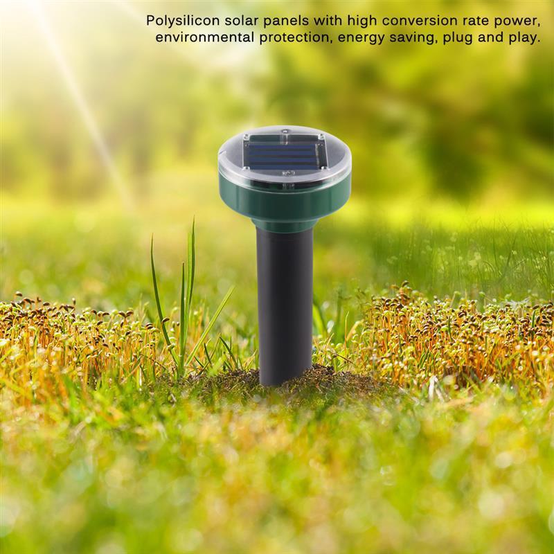 Waterproof Solar Ultrasonic Mole Rat Pest Mice Repeller - Earth Thanks - Waterproof Solar Ultrasonic Mole Rat Pest Mice Repeller - natural, vegan, eco-friendly, organic, sustainable, eco-friendly, garden, mice repeller, pest repeller, rat repeller, solar, ultrasonic