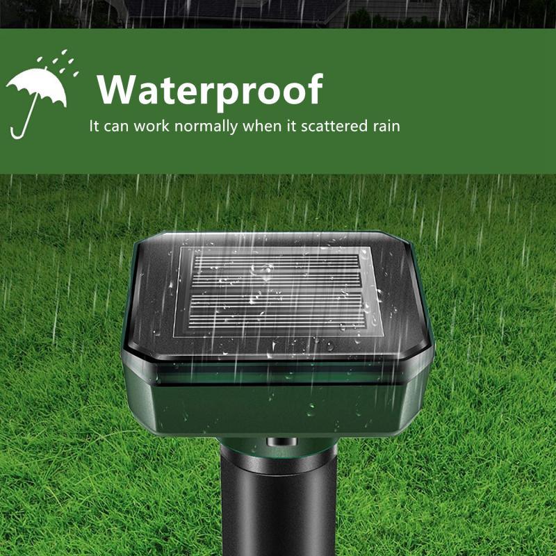 Waterproof Solar Ultrasonic Mole Rat Pest Mice Repeller - Earth Thanks - Waterproof Solar Ultrasonic Mole Rat Pest Mice Repeller - natural, vegan, eco-friendly, organic, sustainable, eco-friendly, garden, mice repeller, pest repeller, rat repeller, solar, ultrasonic