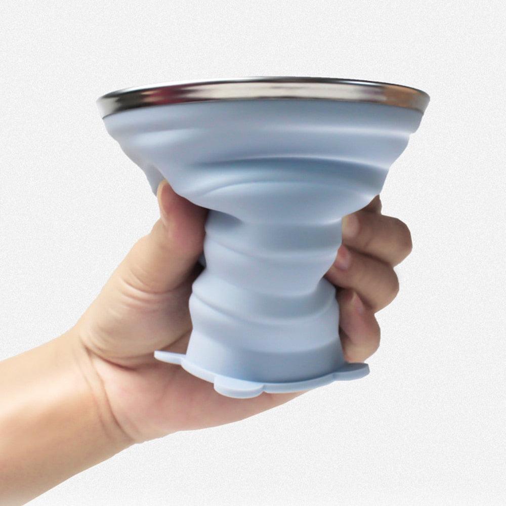 Collapsible Silicone Drinking Cup